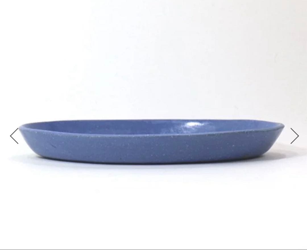 田中ちあき　練り込みサメオーバル皿2枚セット