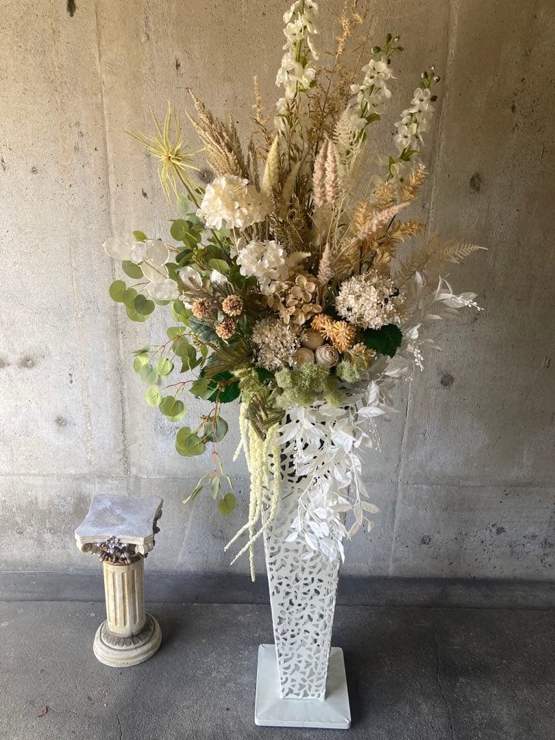 光触媒　人工観葉植物　ウォールグリーン　フェイクグリーン　スタンドフラワーH2