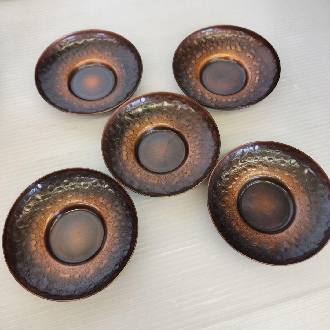 星寛堂】 特選 銅製 玉いぶし 茶筒 茶匙 金属工芸 茶道具