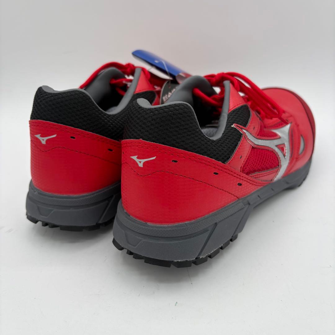 【新品】ミズノ　【26.5cm 3E】　安全靴　オールマイティLS レッド