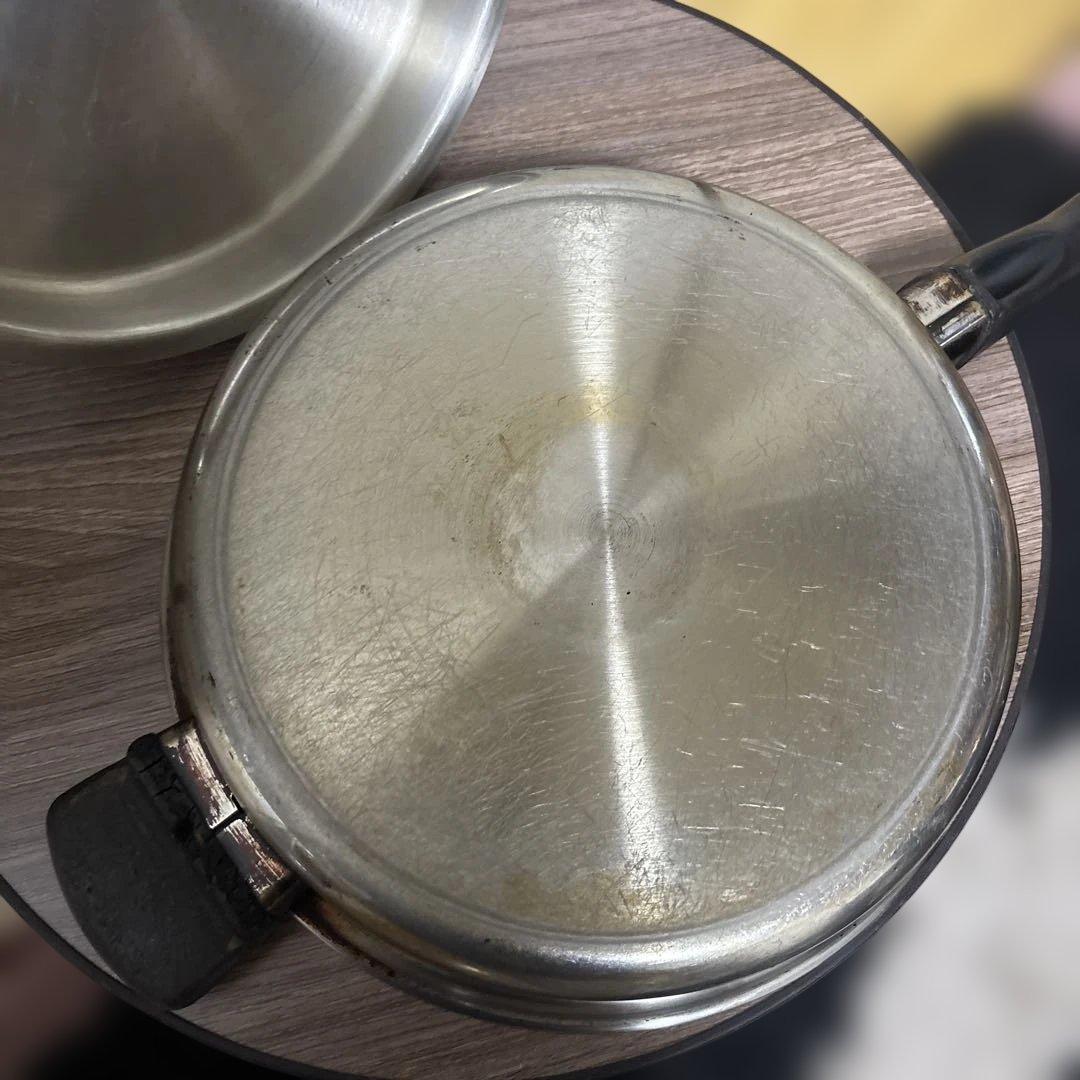 アムウェイステンレス無水フライパン 11195蓋付き - メルカリ