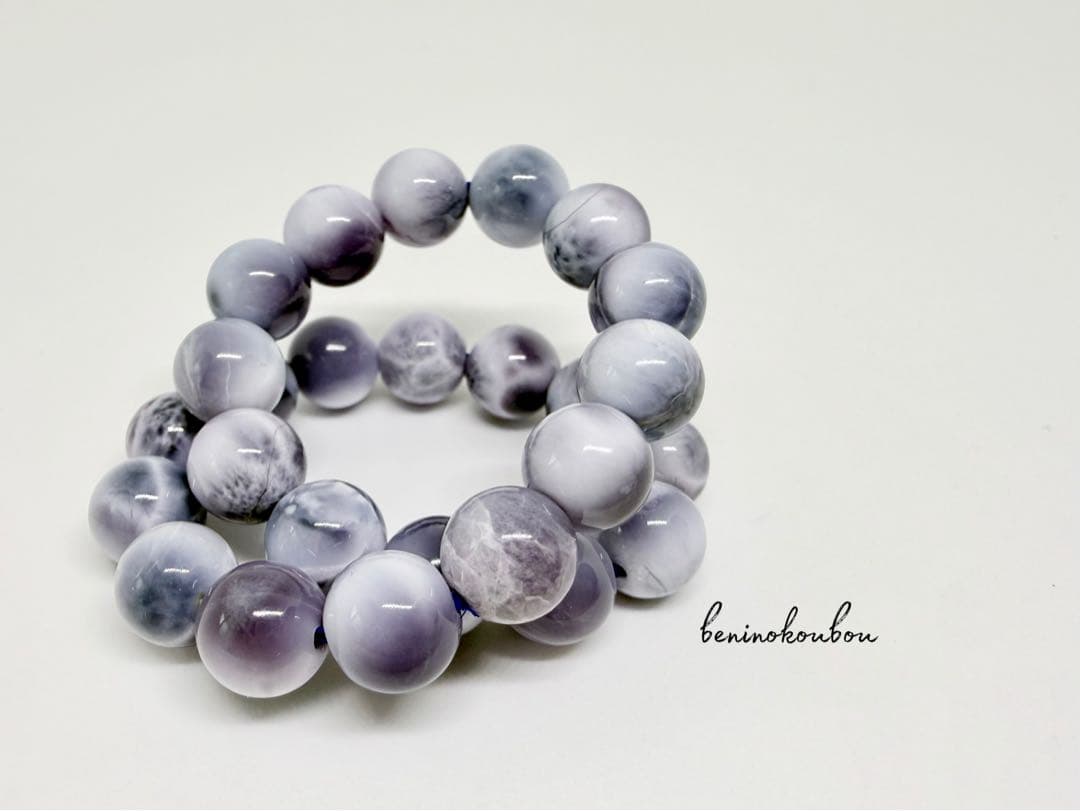 一点物✨希少パープルラリマー｜深い癒しと直感を導く7mmブレス