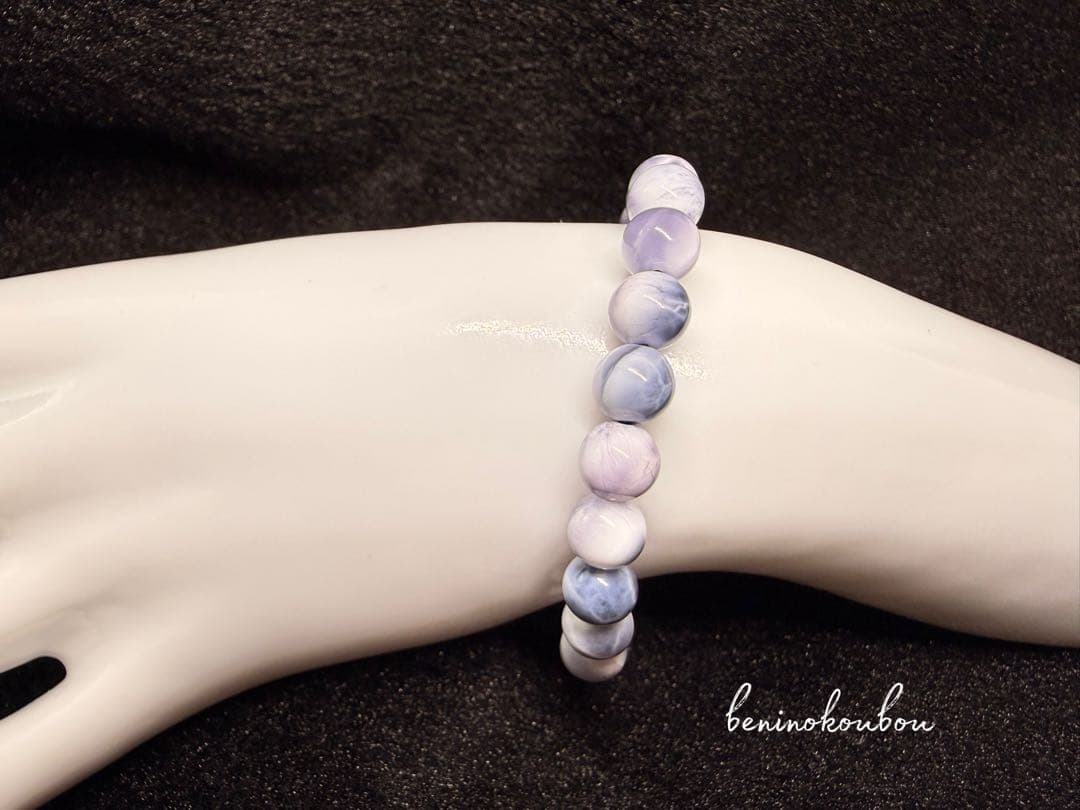 一点物✨希少パープルラリマー｜深い癒しと直感を導く7mmブレス