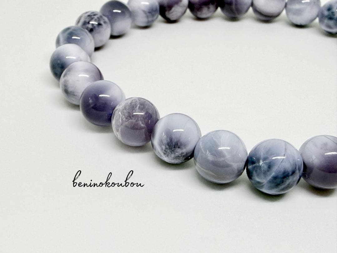 一点物✨希少パープルラリマー｜深い癒しと直感を導く7mmブレス