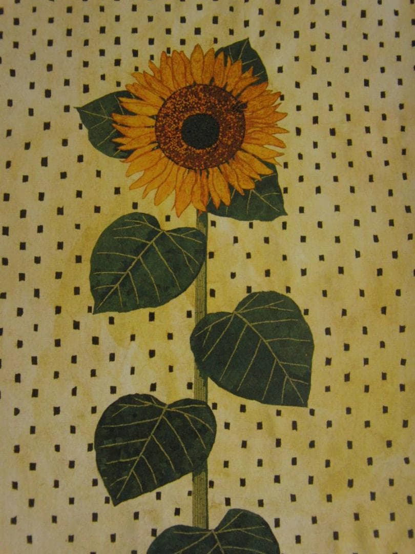 山下清、【ひまわり】、希少な額装用画集より、美品、日本人画家、新品