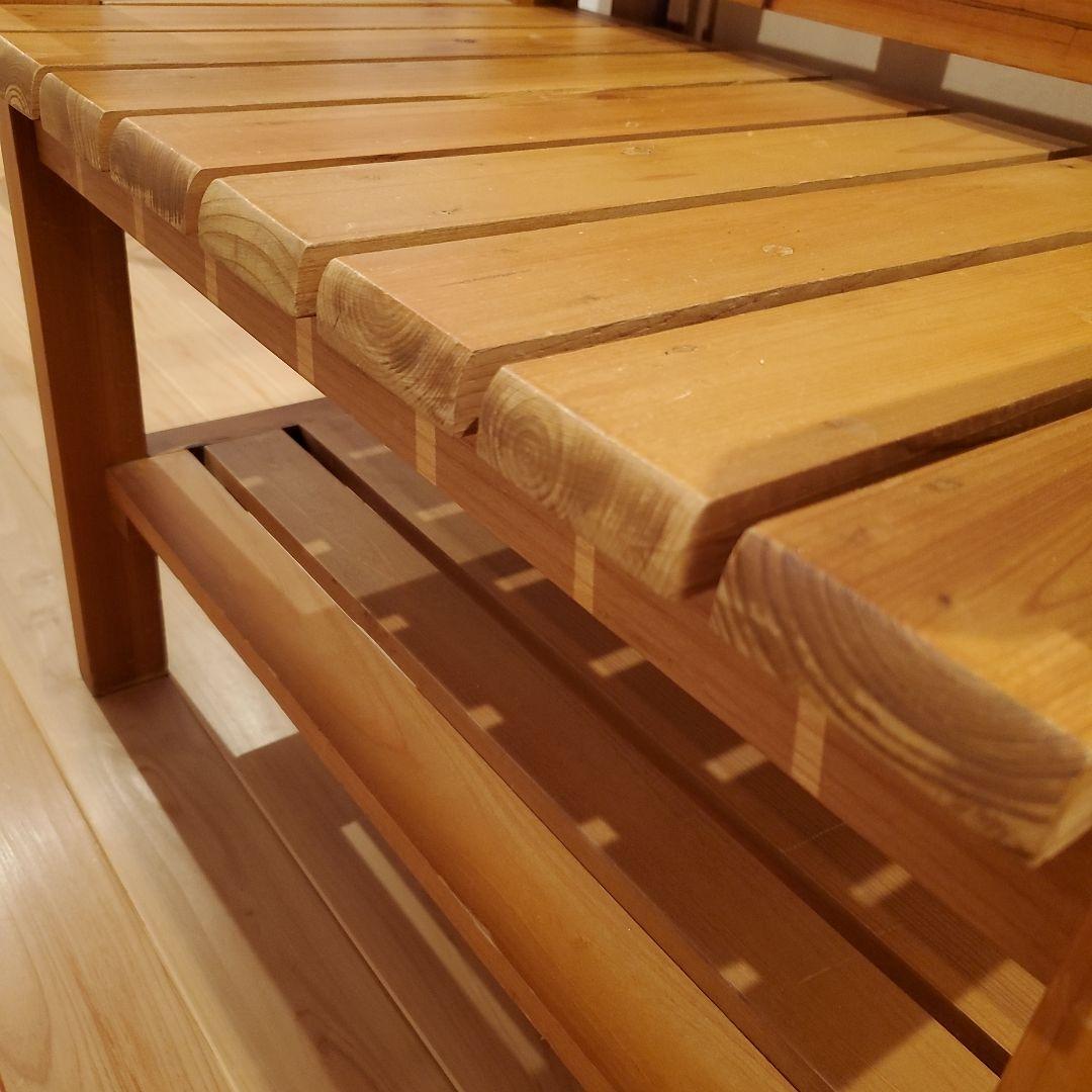 木製ベンチ　ガーデニングチェア　ガーデニングベンチ