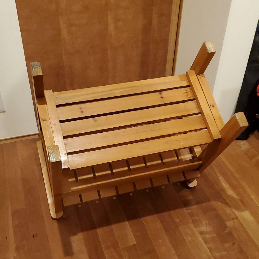 木製ベンチ　ガーデニングチェア　ガーデニングベンチ