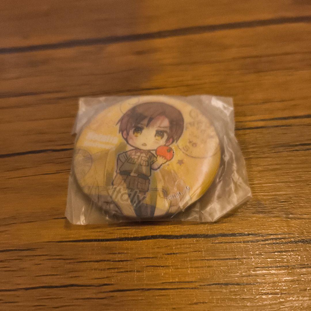 ヘタリア　チェンジング缶バッジ　ロマーノ　ちびきら