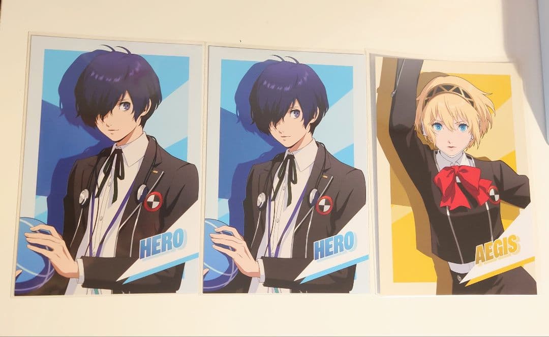 ペルソナ3 リロード ラウンドワン 特典ポストカード 主人公 アイギス