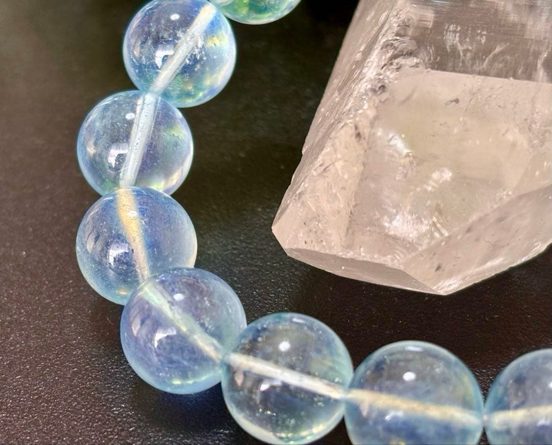 ゆみ　究極品質　海の精霊の宝物　幻のエンジェルローズアクアマリン