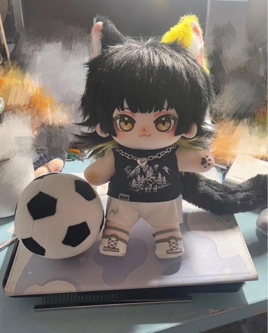 【骨ありヘアセット済♪】着せ替え　ぬいぐるみ　20cm　ブルーロック　蜂楽　潔