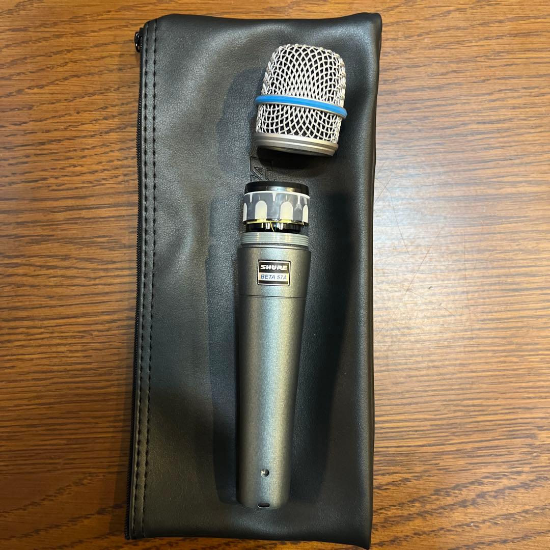 SHURE BETA 57A ダイナミックマイク ケース付き
