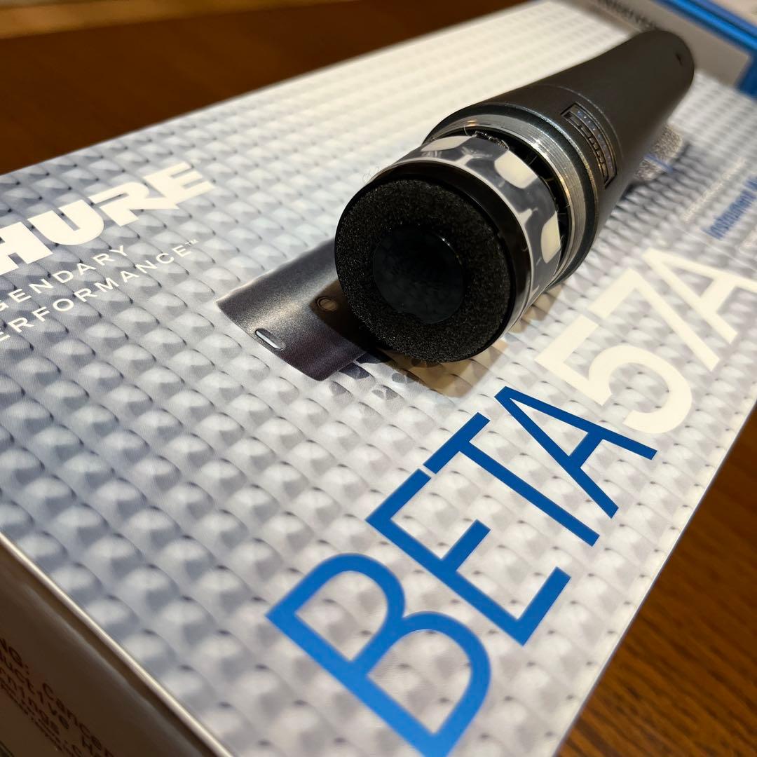SHURE BETA 57A ダイナミックマイク ケース付き