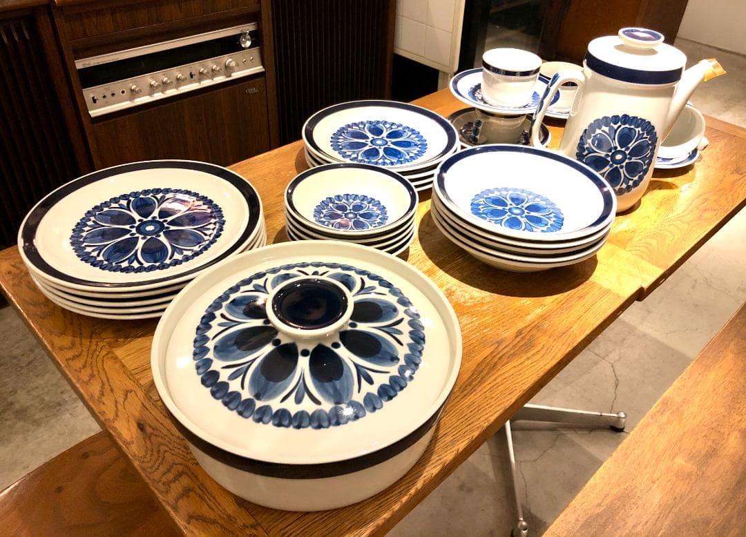 北欧風 70年代物 KAKUSHO 洋食器フルセットまとめ売り 昭和レトロ