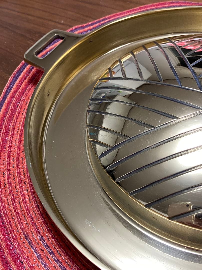 真鍮製　ムーガタ鍋　ムーカタ　両手鍋　タイ製　トーンルアン　送料込み