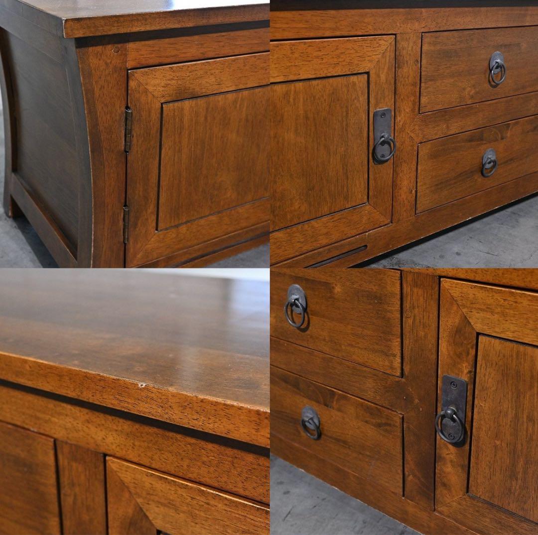 オリエンタルスタイル 10万 ローボード チェストサイド カントリー テレビ台