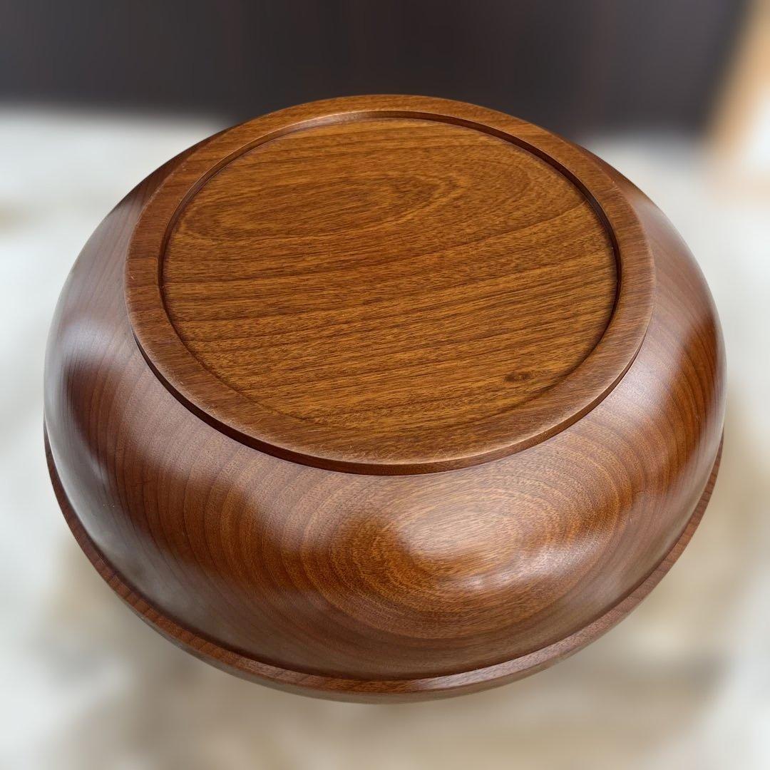 新品未使用　こね鉢　なつめ　天然木　尺4 蕎麦