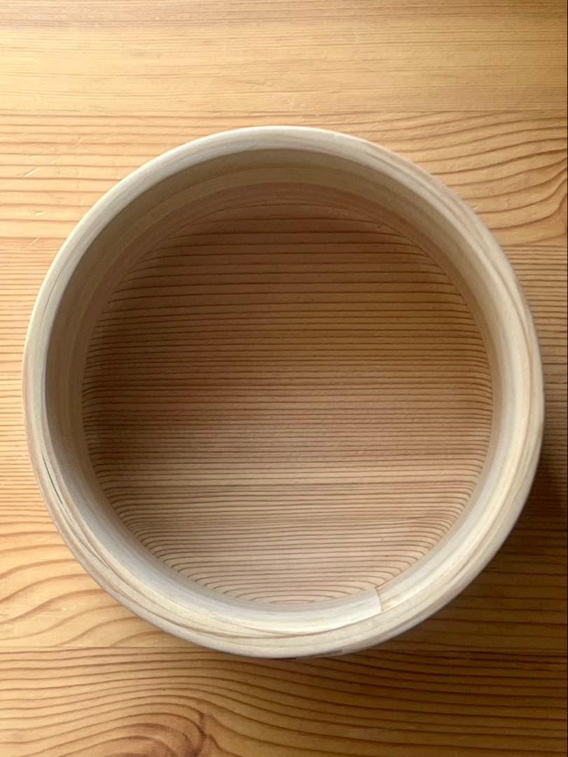 【未使用】柴田慶信商店　秋田杉　曲げわっぱ　白木　おひつ　5寸 五寸　2合用