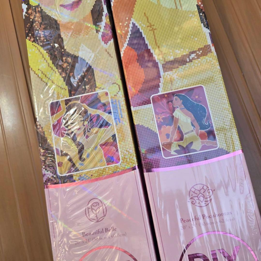 ダイヤモンドアートクラブ ディズニープリンセス 2本セット - メルカリ