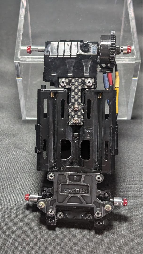 京商　ミニッツ　MR-03EVOシャーシ　中古　青モーター、レシーバー付き