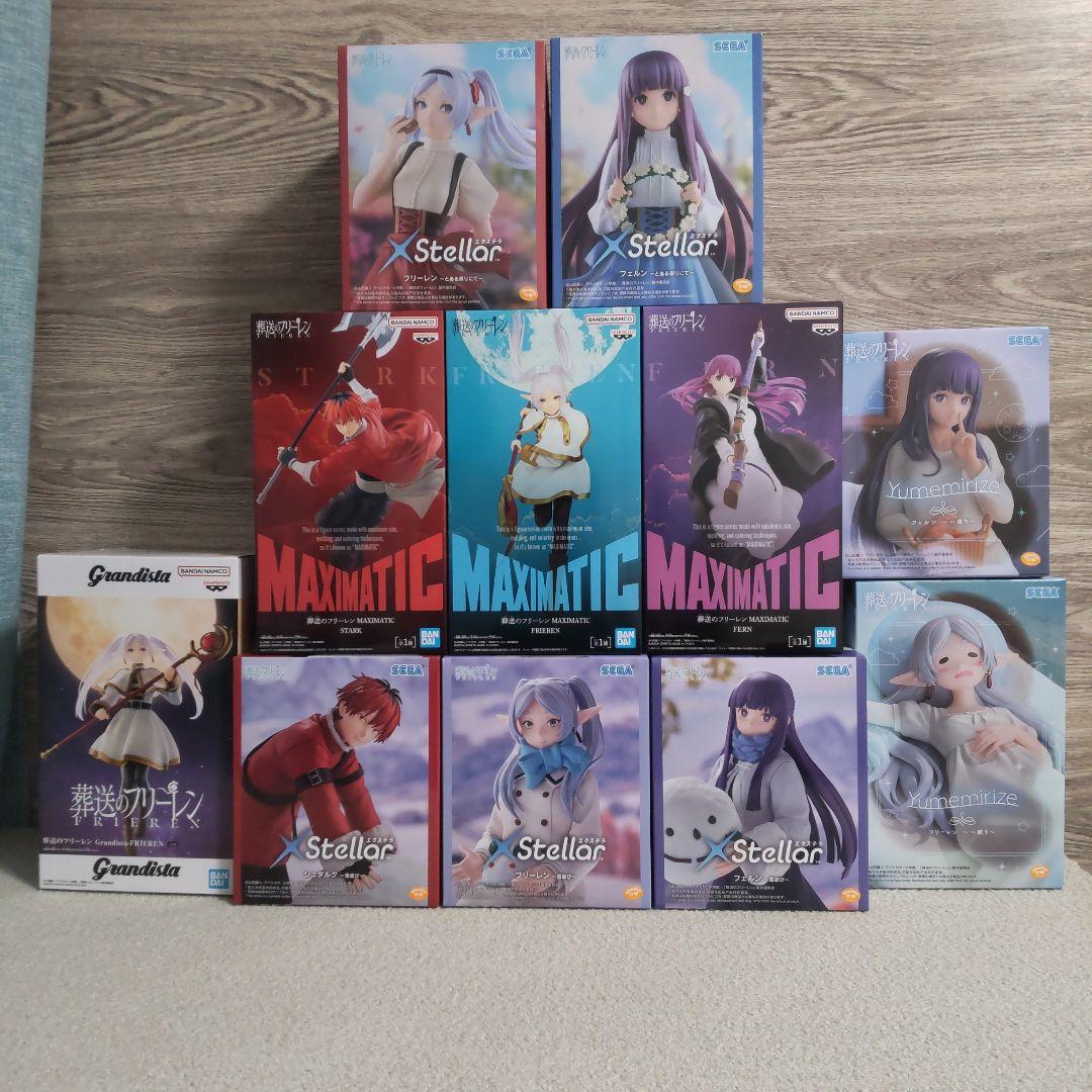 【人気】【まとめ売り】 フリーレン　フェルン　シュタルク フィギュア　美少女