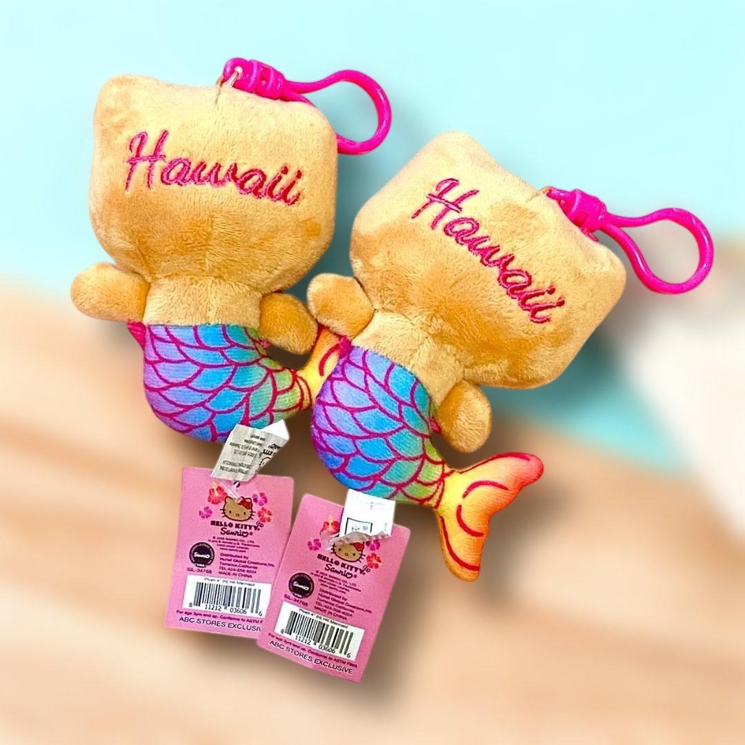 日焼けハローキティ マーメイド ぬいぐるみ ハワイ限定 2個セット