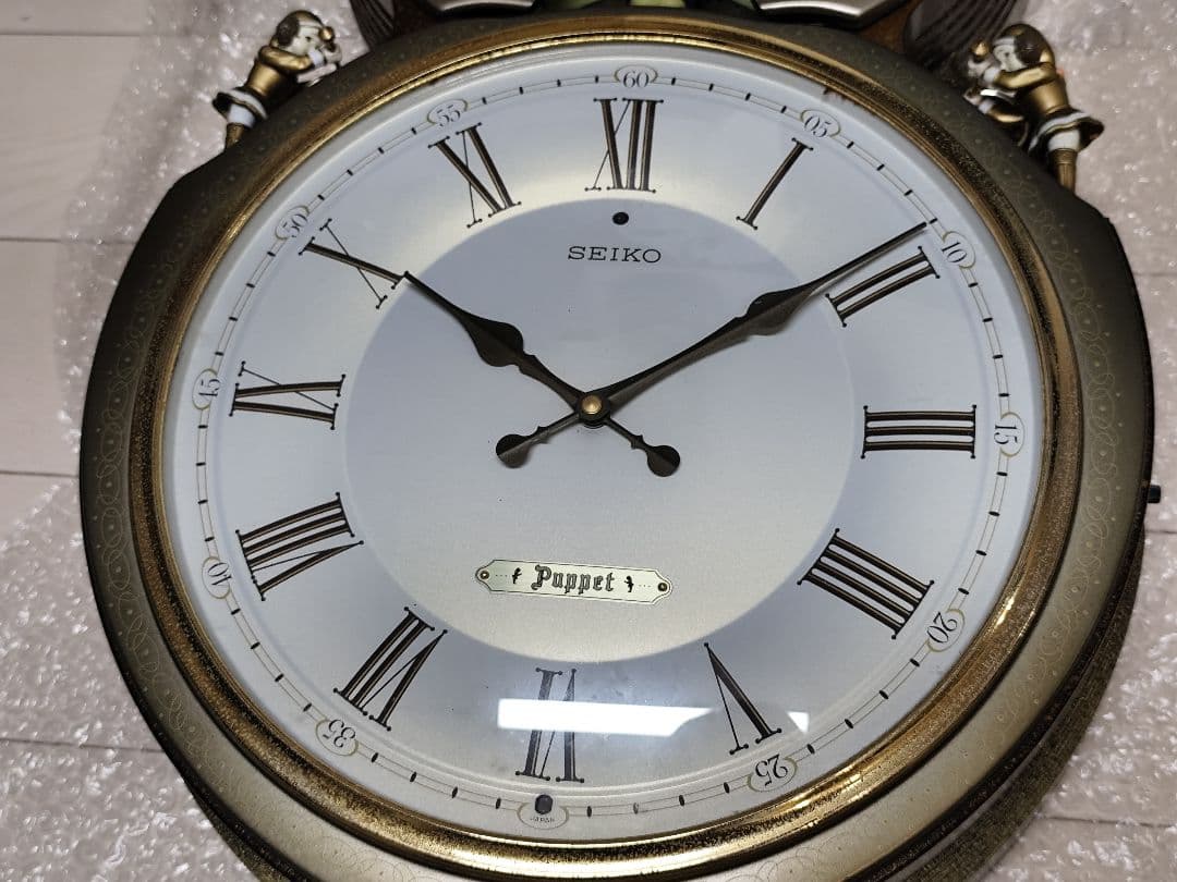 セイコー パペット RE515B Puppet からくり時計 メロディ 動作品