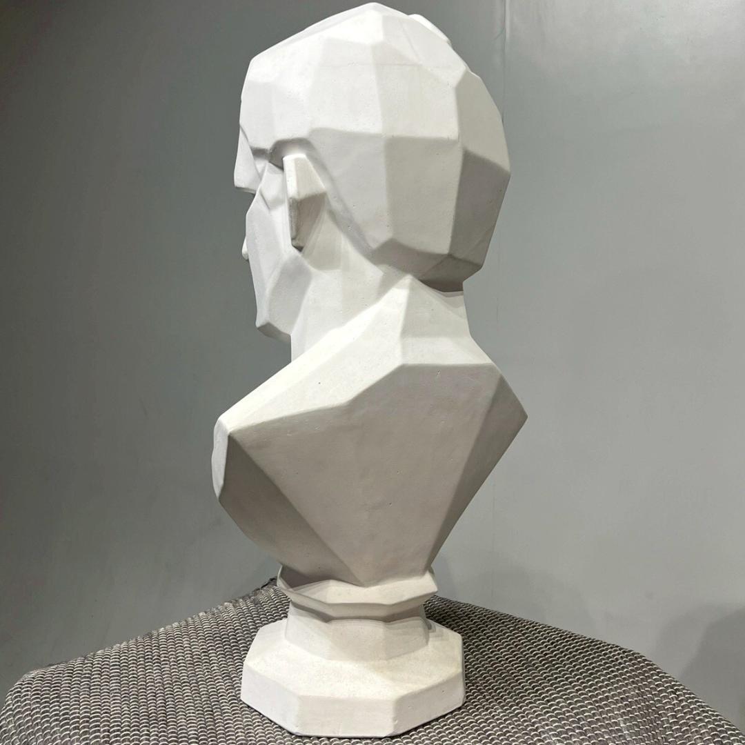 アグリッパ 石膏像 胸像 面取り 標本 デッサン 彫刻 オブジェ 置物 アート