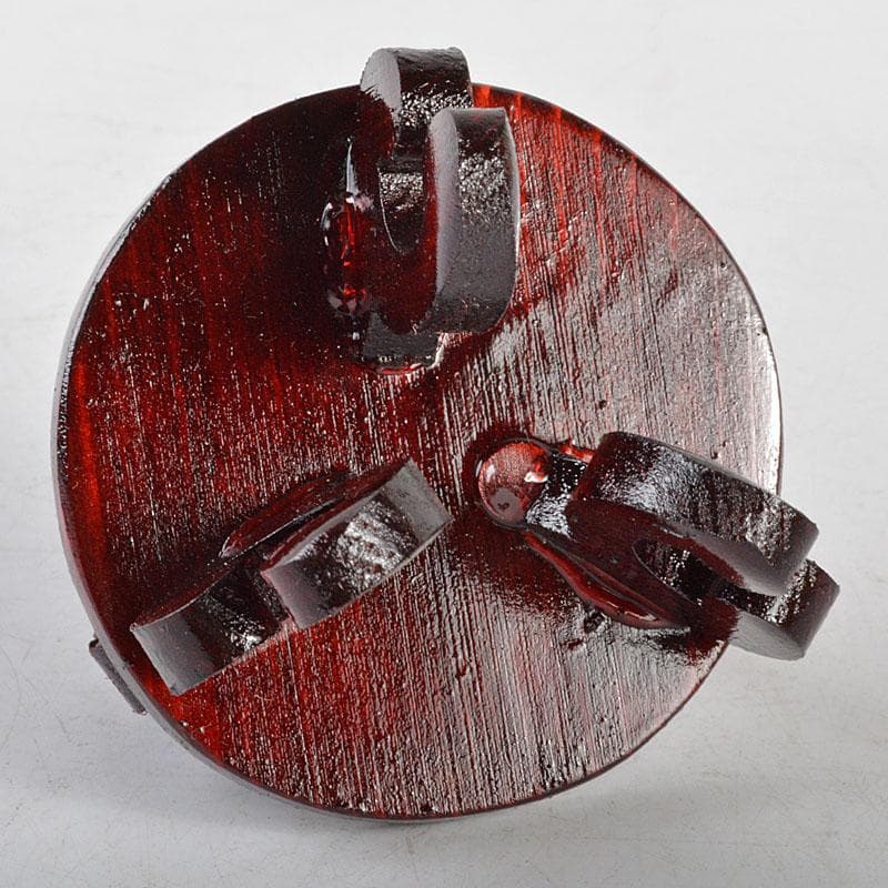 水晶玉パワーストーン直径約45mm唐木台・時代箱付MR4806