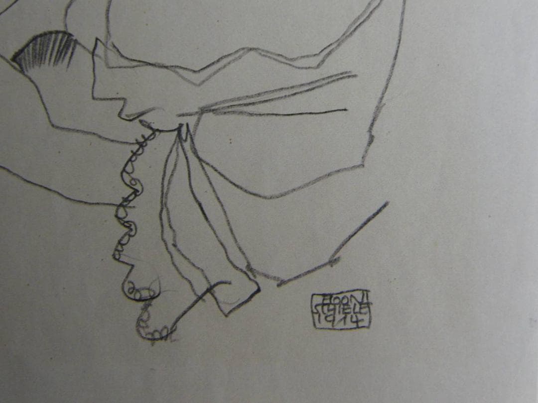 エゴン・シーレ、【ボル ディ】、希少な画集画、状態良好 - メルカリ