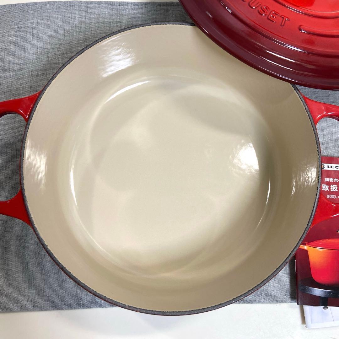 未使用】ルクルーゼ ココットジャポネーズ 24㎝すき焼きSUKIYAKI