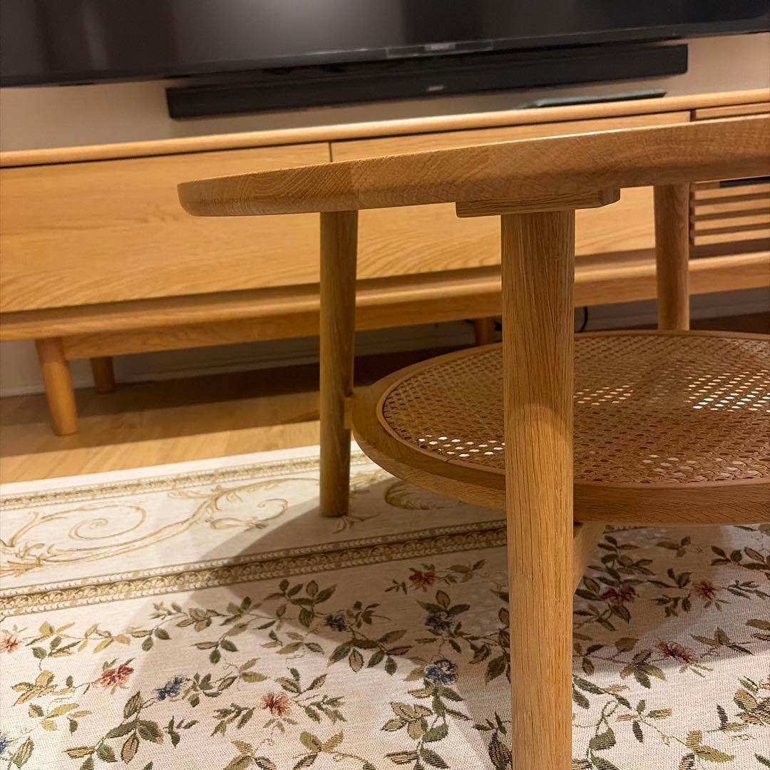 【もんちゃん♡】unico SOLK(ソルク)　ローテーブル Φ760