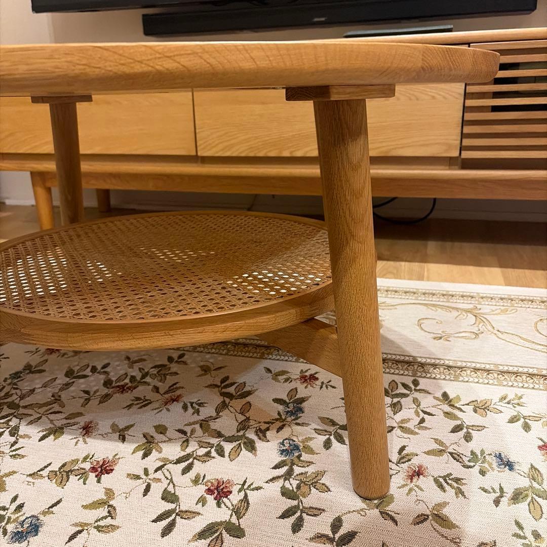 【もんちゃん♡】unico SOLK(ソルク)　ローテーブル Φ760