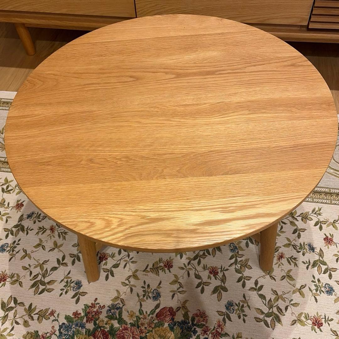 【もんちゃん♡】unico SOLK(ソルク)　ローテーブル Φ760