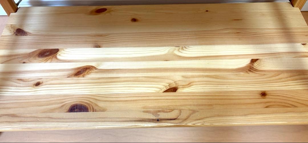 パイン材ユニットシェルフ　86センチ幅　小　無印良品　2個セット　収納棚　木材