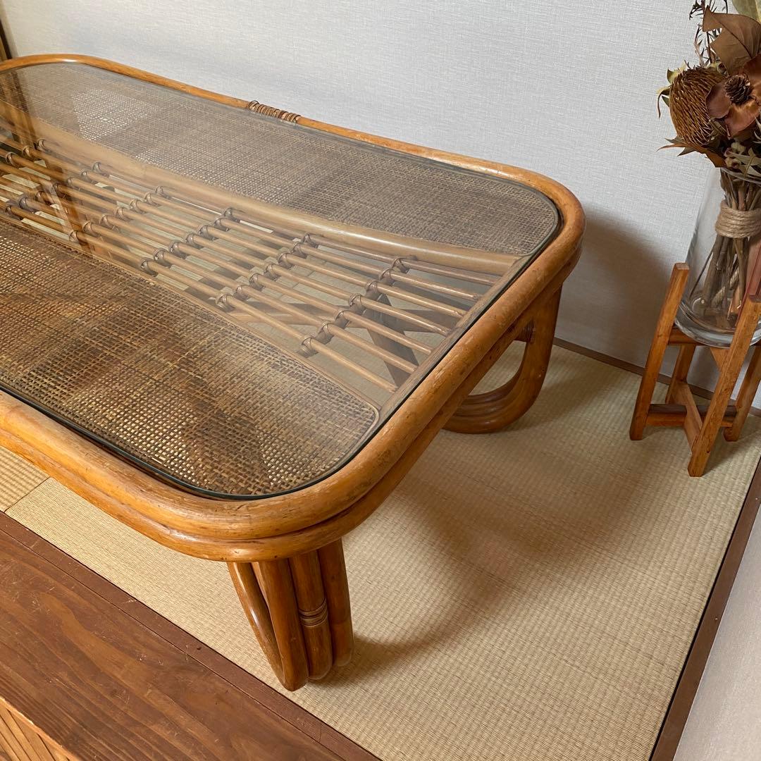 ラタン センターテーブル 籐家具【送料込】