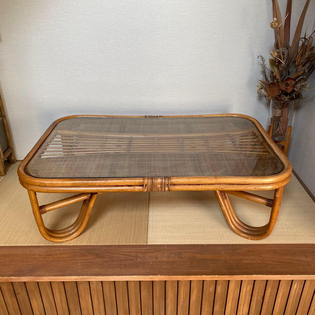 ラタン センターテーブル 籐家具【送料込】