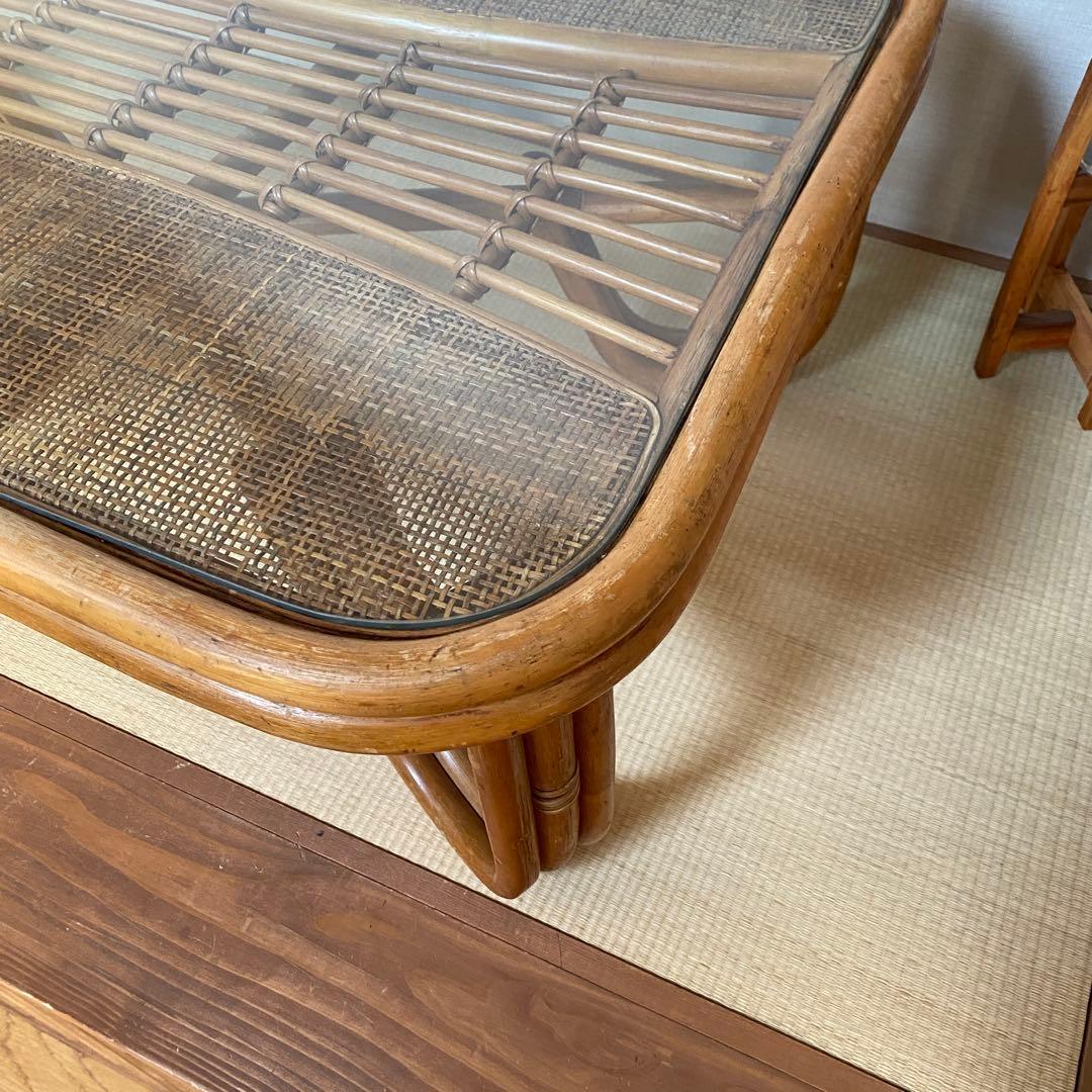 ラタン センターテーブル 籐家具【送料込】