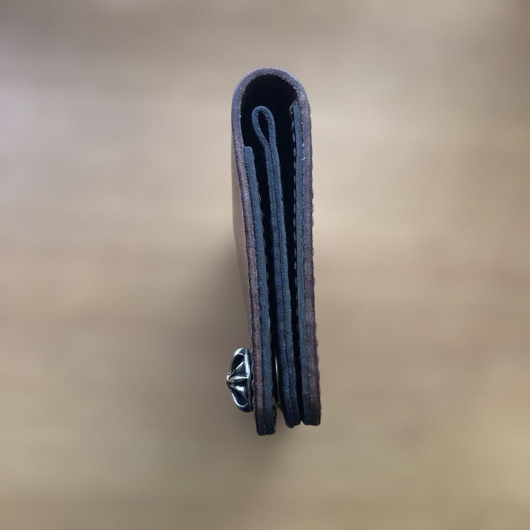 ミニトラッカーウォレット　ケース　レザークラフト ハンドメイド　革　財布