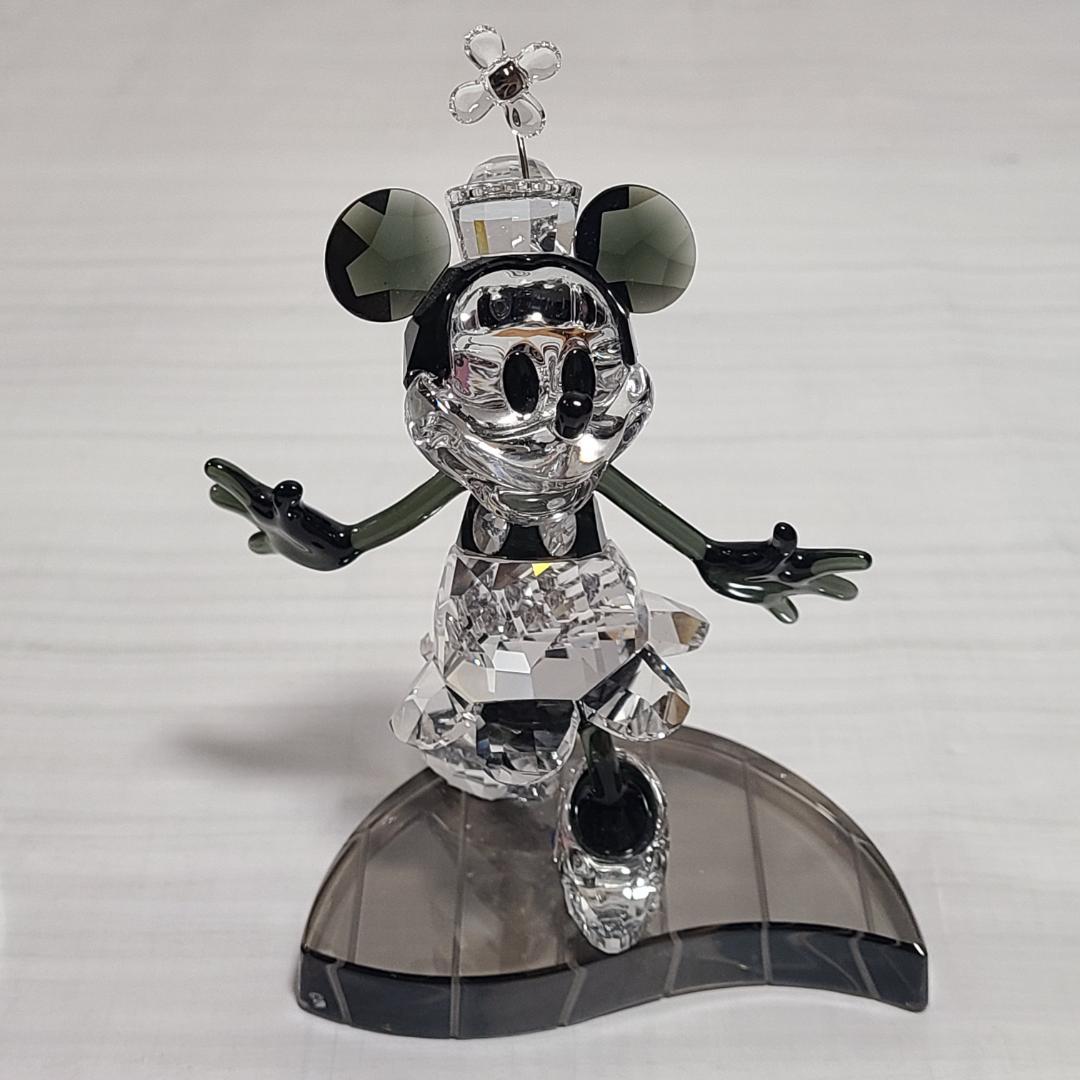スワロフスキー 蒸気船ウィリー 2013限定品 ミッキー ミニー