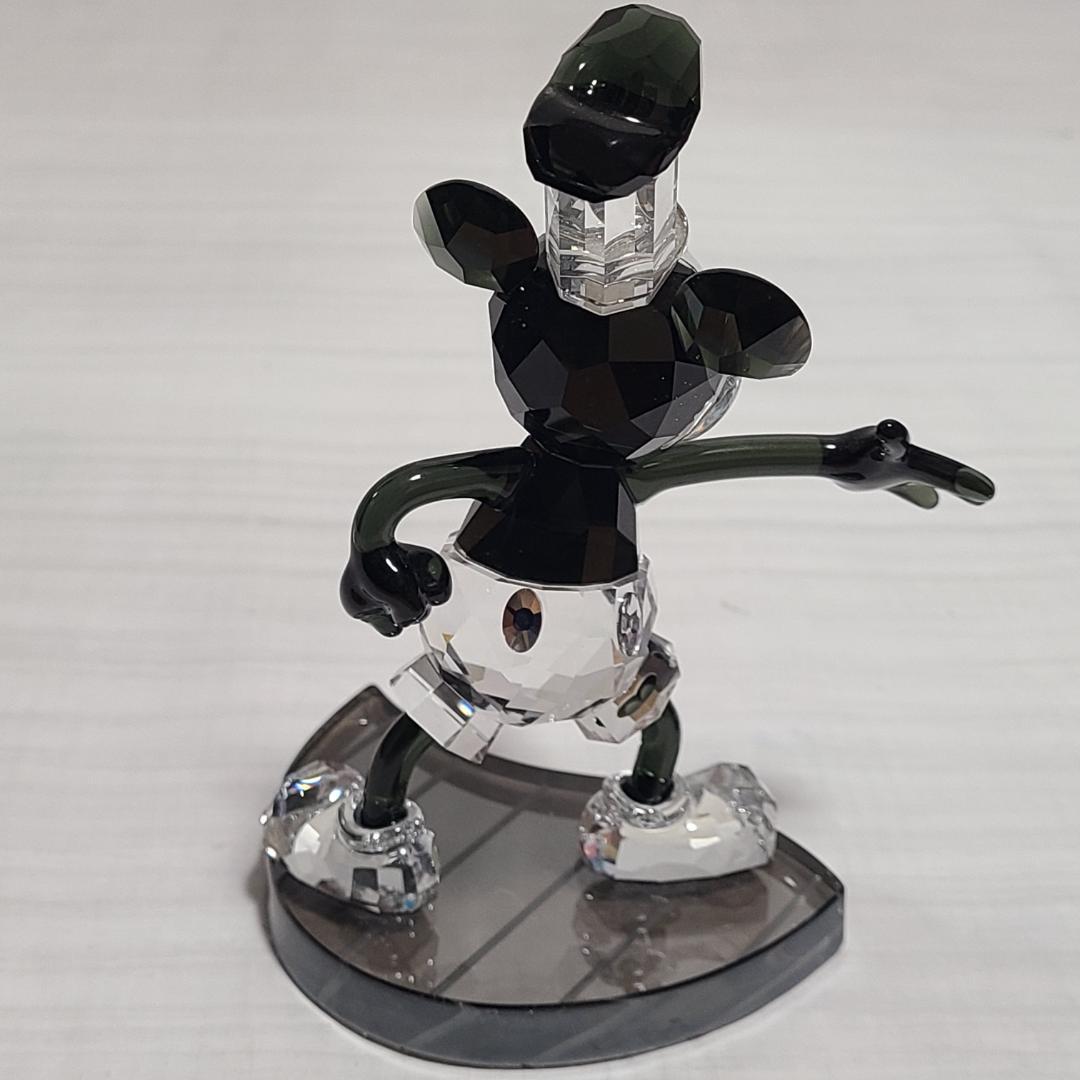 スワロフスキー 蒸気船ウィリー 2013限定品 ミッキー ミニー