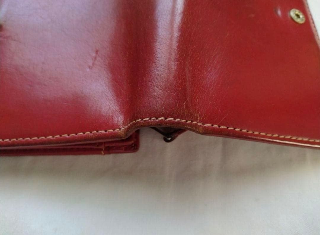 Whitehouse Cox 赤 レザー 長財布