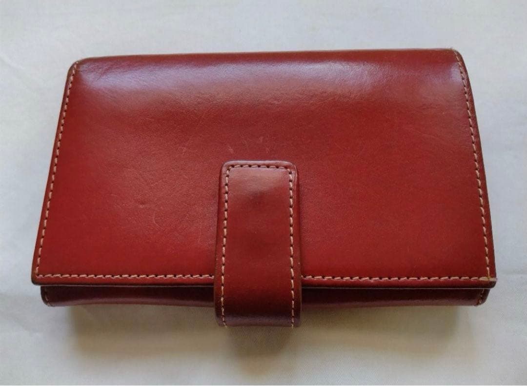 Whitehouse Cox 赤 レザー 長財布