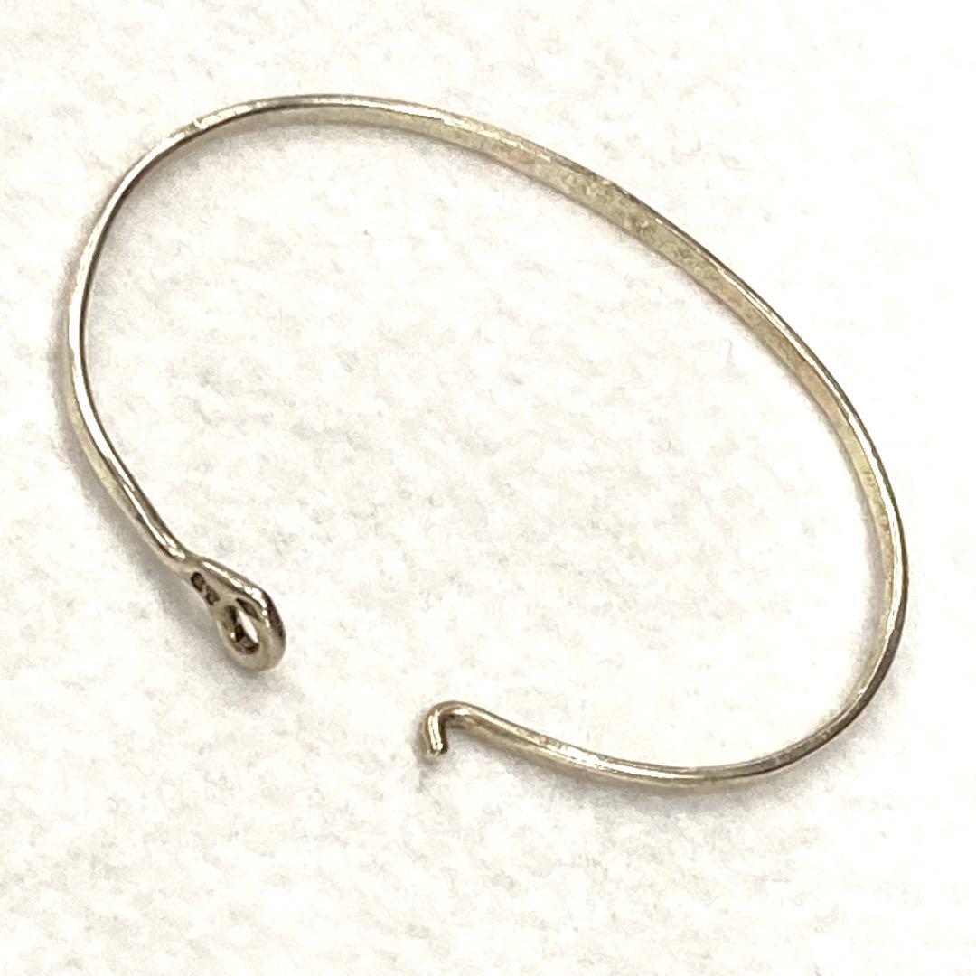 セルジュトラヴァル『 LOVE 』刻印 シルバー バングル フランス ジュエリー