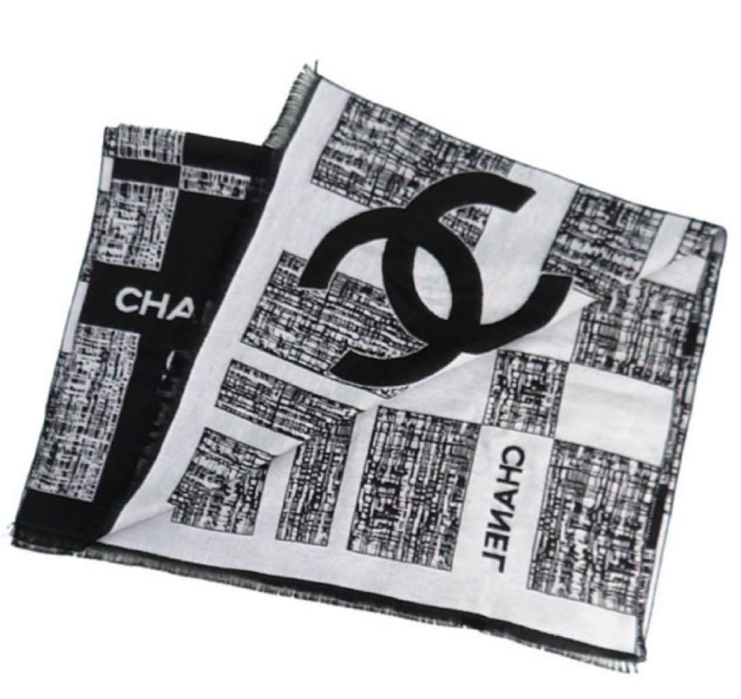 VIP限定 ノベルティ リバーシブル スカーフ マフラー　カシミア　シルク