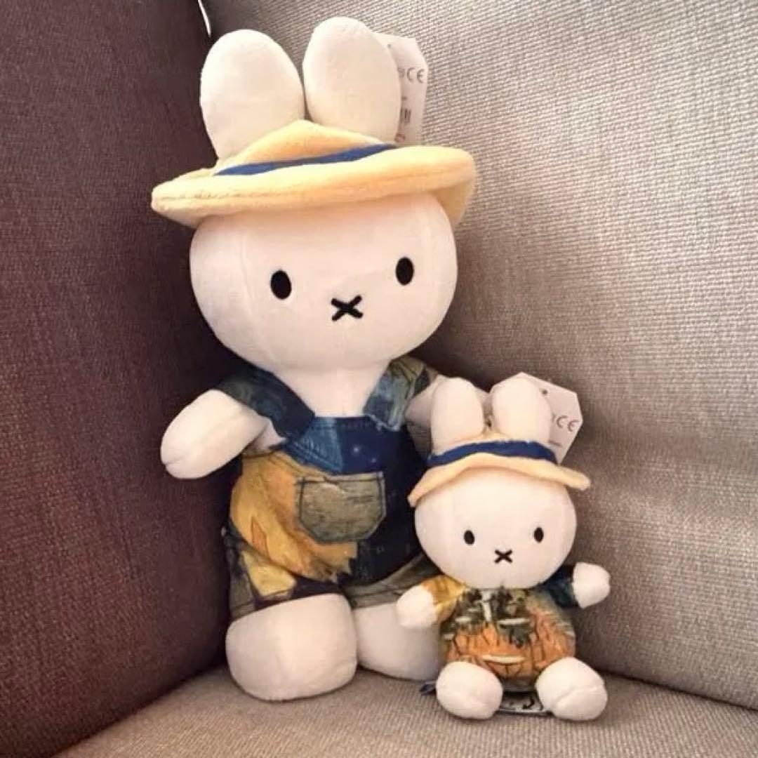 大ゴッホ展 夜のカフェテラス ミッフィー ぬいぐるみ 大小セット