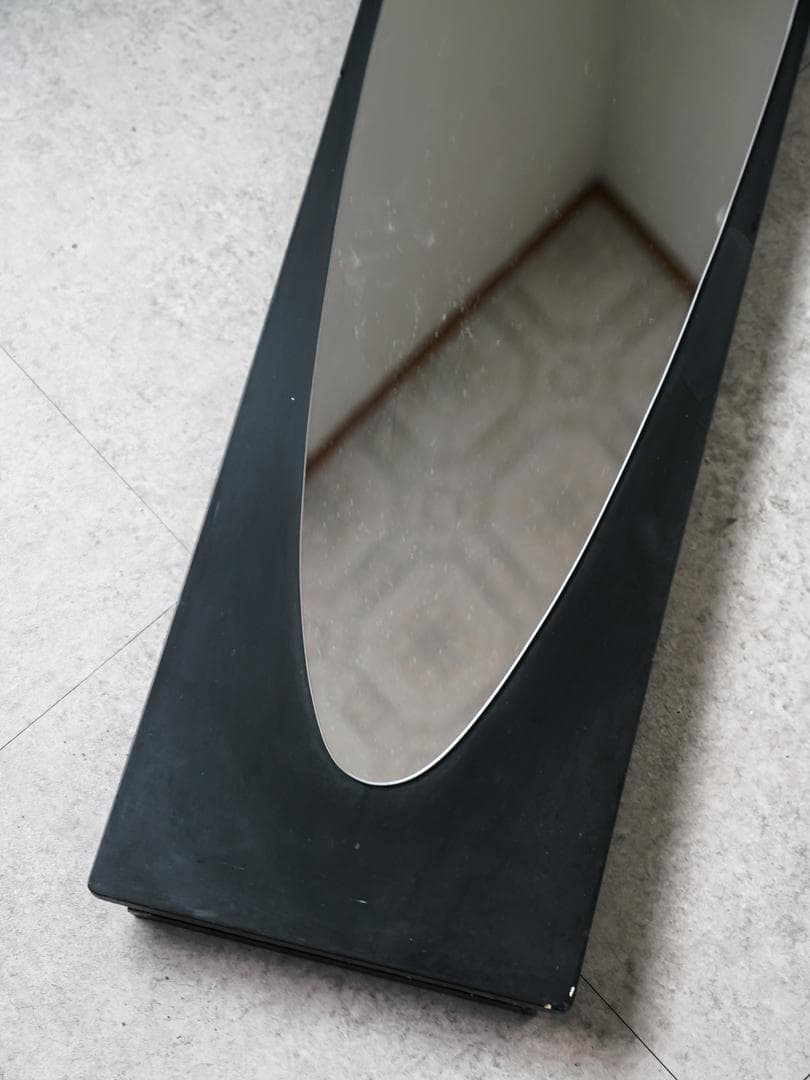 80-90's ヴィンテージ スタンドミラー/姿見 ポストモダン スペースエイジ