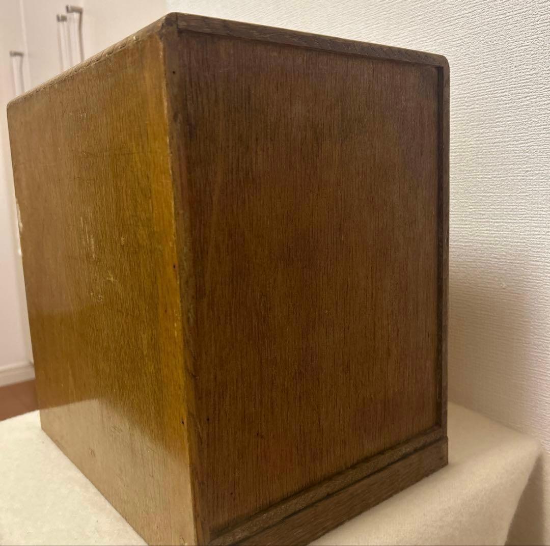 昭和レトロ 和モダン 木製 小引き出し ヴィンテージ アンティーク 古道具　5段