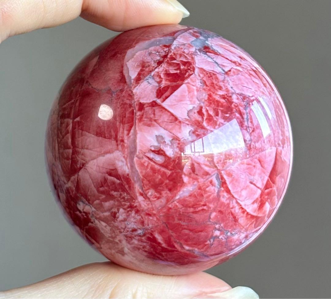 レア　newタイプ　高品質　ピンクジャスパー　スフィア　インカローズ好きにも