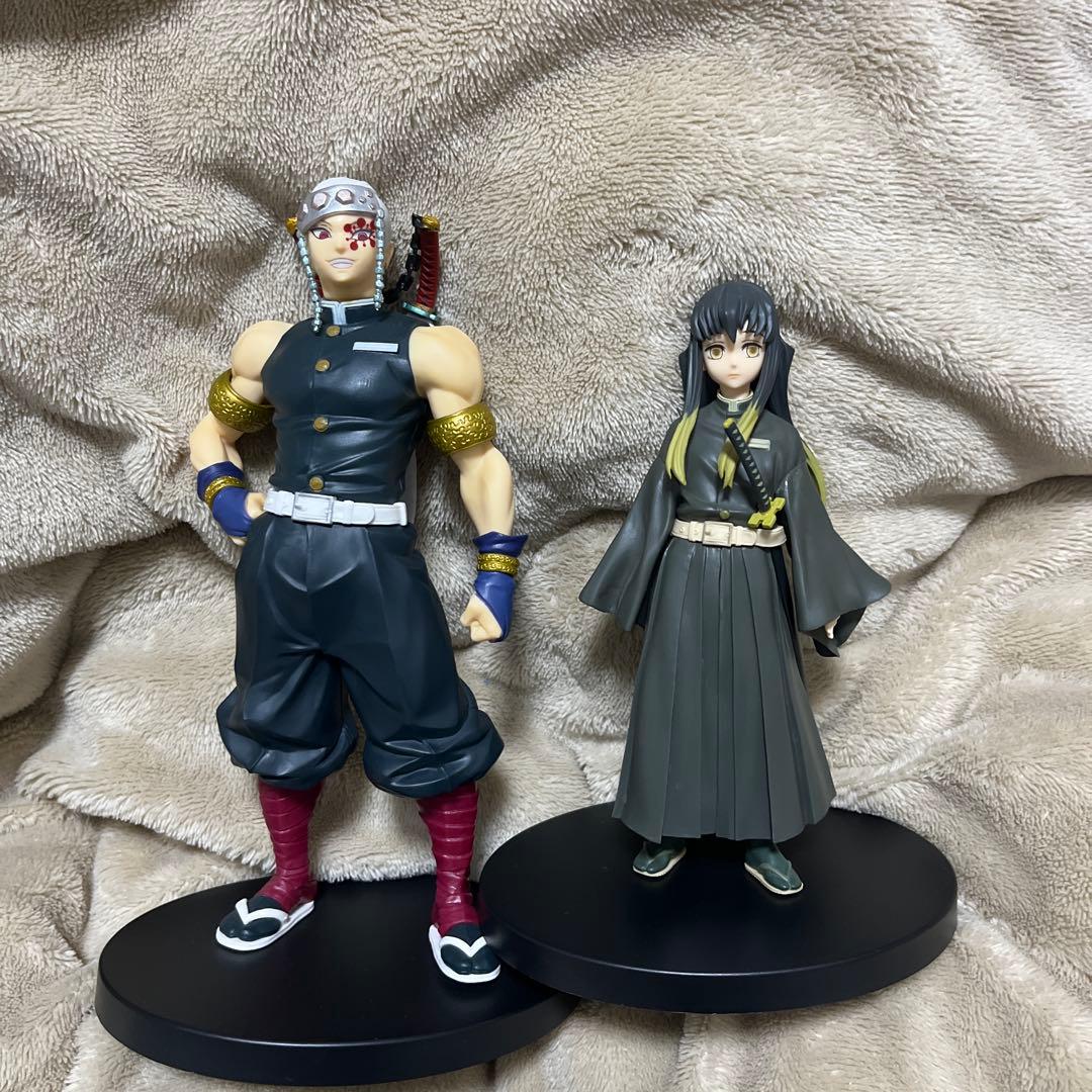 鬼滅の刃 絆ノ装 柱 フィギュア 9体 まとめ売り 原色 セピアカラー